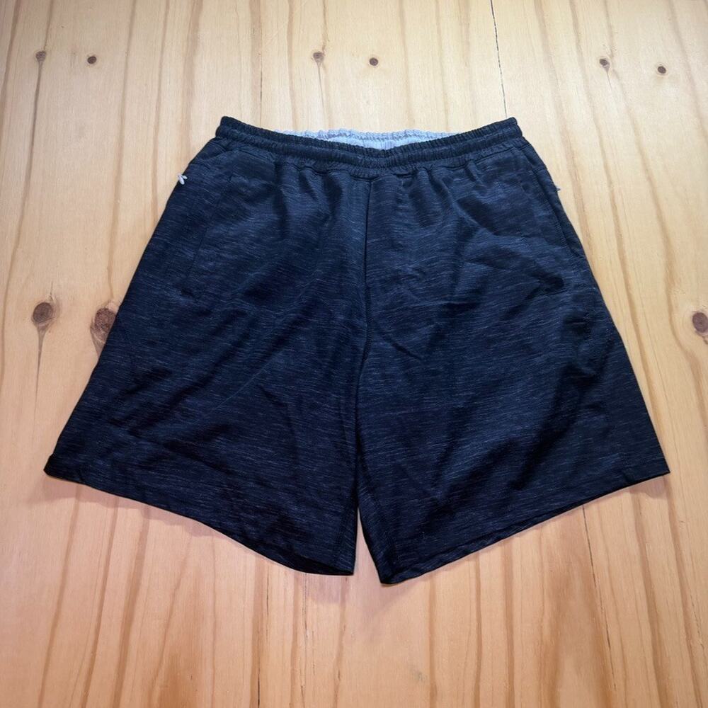 Freeballers Shorts Mens XL Dark Gray Lined Drawstring 8" Inseam Athletic